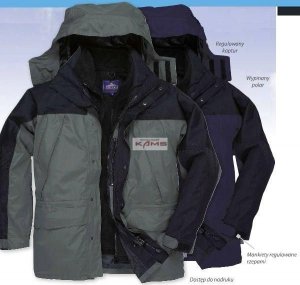 Portwest S532 Kurtka oddychająca wodoodporna z wypinanym polarem - granatowy 4XL 1