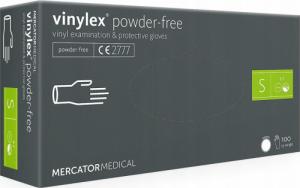 Mercator Medical rękawice ochronne vinylex powder-free roz. S 100szt. (RD20018002) 1