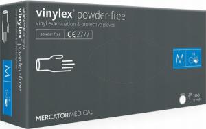 Mercator Medical rękawice ochronne vinylex powder-free roz. M 100szt. (RD20018003) 1