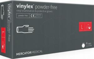 Mercator Medical rękawice ochronne vinylex powder-free roz. L 100szt. (RD20018004) 1