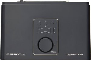 Radio Albrecht Albrecht DR 884 Internetradio schwarz DAB+/UKW 3