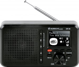 Radio Albrecht Albrecht DR 86 Seniorenradio Digitalradio DAB+ schwarz 1