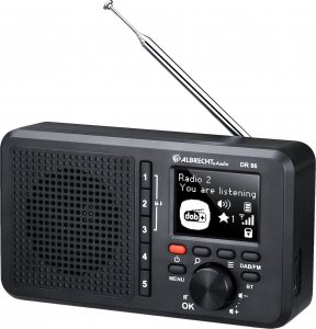 Radio Albrecht DR 86 Radio dla seniorów Radio cyfrowe DAB+ czarny 3