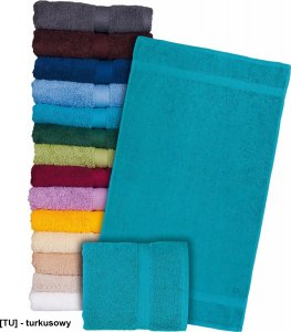 R.E.I.S. T-SOFT-50x90 - Ręcznik z wysokiej jakości frotte 500 g/m2 rozmiar 50x90cm - niebieski. 8