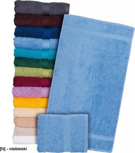 R.E.I.S. T-SOFT-50x90 - Ręcznik z wysokiej jakości frotte 500 g/m2 rozmiar 50x90cm - niebieski. 9