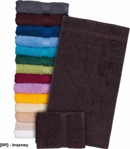 R.E.I.S. T-SOFT-50x90 - Ręcznik z wysokiej jakości frotte 500 g/m2 rozmiar 50x90cm - niebieski. 10