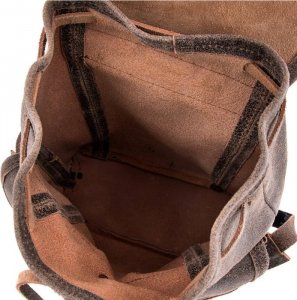 Belveder Beżowy Plecaczek Skórzany Damski Mini BR22 7