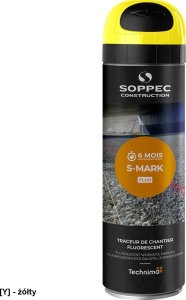 Soppec FASMARK - fluorescencyjna farba w spray'u do znakowania poziomego - czerwony 2