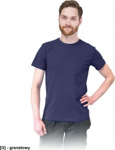 R.E.I.S. TSRSLIM - t-shirt męski o dopasowanym kroju, 100% bawełna - granatowy 2XL 1