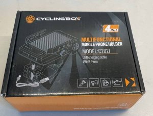 Uchwyt na telefon rowerowy z power bankiem 2