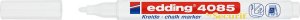 Edding Marker kredowy e-4085 EDDING, 1-2mm, biały 1