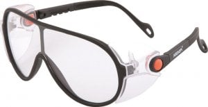 Ardon V5000 - okulary ochronne, poliwęglanowe, MF, regulowane, soczewki przezroczyste, filtr UV, zintegrowane pokrywy boczne 1