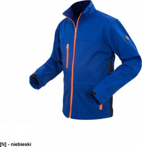 PROCERA Softshell K - kurtka sezonowa, polarowa podszewka, przepuszczająca powietrze, wodoochronna - niebieski XL 1