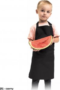 R.E.I.S. FKIDS - fartuch dla dzieci - czarny - 48X63 cm - 43X53 cm 43X53 cm 1