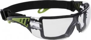 Portwest PS11 PW TECH LOOK PLUS - okulary ochronne z uszczelką przeciwpyłową bez metalowych elementów - bursztynowy. 1