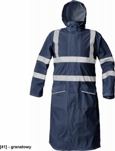 CERVA SIRET HV PŁASZCZ - odblaskowy wodoodporny i wiatroszczelny płaszcz 120 cm. - HV pomarańczowy 3XL 1