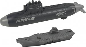 LeanToys Zestaw Armii Morskiej Okrętowa Baza Wojskowa Odrzutowce Bomby Wyrzutnia 2