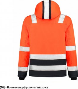 TRICORP Midi Parka High Vis Bicolor T51 - ADLER - Kurtka robocze unisex, 200 g/m, 100% poliester, - fluorescencyjny pomarańczowy 4XL 3