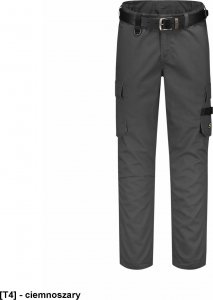 TRICORP Work Pants Twill T64 - ADLER - Spodnie robocze unisex, 245 g/m, 35% bawełna, 65% poliester, - ciemnoszary - rozmiar 55 1