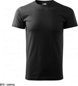 MALFINI Basic 129 - ADLER - Koszulka męska, 160 g/m - czarny XL 1