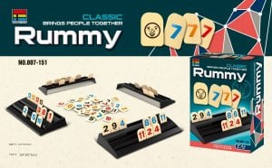 Ramiz Logiczna gra liczbowa Rummy dla dzieci dorosłych Rodzinna rozrywka + Nauka matematyki 1