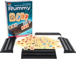 Ramiz Logiczna gra liczbowa Rummy dla dzieci dorosłych Rodzinna rozrywka + Nauka matematyki 2