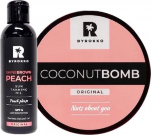 Byrokko Byrokko Coconut Bomb + Shine Brown Peach SPF6 1
