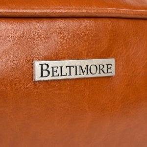 Beltimore Kosmetyczka męska skórzana saszetka brązowa J46 (J46tan) 8