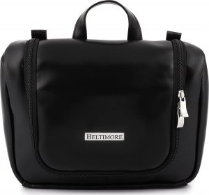 Beltimore Beltimore kosmetyczka Skórzana premium saszetka czarna J47 3