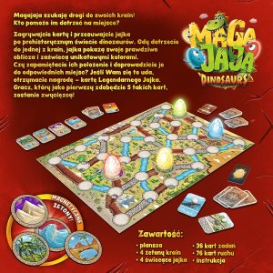 Trefl Gra planszowa Magajaja Dinosaurs 3