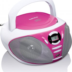 Radio Lenco SCD-300 pink 3