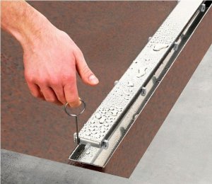 Tece TECElinus - odwodnienie liniowe z rusztem ozdobnym odwracalnym "2 w 1" 800 mm 6