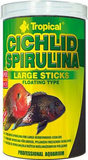 Tropical CICHLID SPIRULINA LARGE STICKS 1l 1