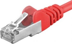 PremiumCord PREMIUMCORD Patch kabel CAT6a S-FTP, RJ45-RJ45, AWG 26/7 5m červená 1
