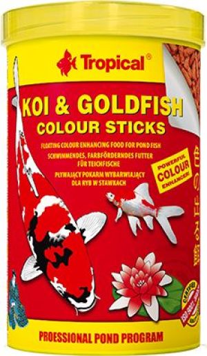 Tropical Pokarm dla rybek Koi&Goldfish Colour Sticks 11L/900g (40372) 1