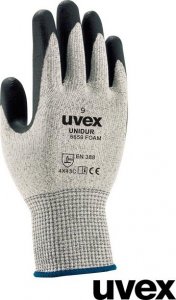 Uvex RUVEX-UNI6659F - Rękawice ochronne, wyściółka HPPE oraz włóknem szklanym wysoka ochrona przed przecięciem 10 1