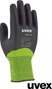 Uvex RUVEX-C500XG - Rękawice ochronne, ochrona przecięcia (klasa 5), odporność na ścieranie, pokryte pianką Xtra Grip 10 1