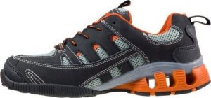 URGENT 215 S1 Urgent - półbut bydlęca skóra + materiał typu siateczka z metalowym podnoskiem 39 3