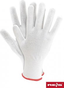 Ogrifox RMICRONYL - rękawice ochronne dziane z jednostronnym mikronakropieniem,  min. 12 par 10 2