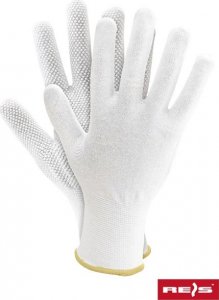 Ogrifox RMICRONYL - rękawice ochronne dziane z jednostronnym mikronakropieniem,  min. 12 par 10 4