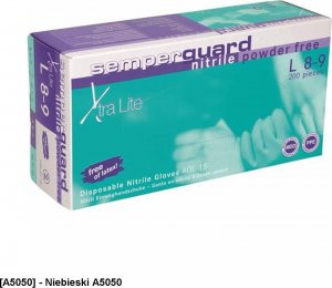 Ardon SEMPERGUARD Xtra Lite - rękawice jednorazowe - powder free - lavender blue, Nitryl 09 1