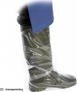 R.E.I.S. KRU-BFOLC - Ochraniacze na obuwie cienkie - jednorazowe, 100% z polietylenu, antypoślizgowe, wytrzymałe 1