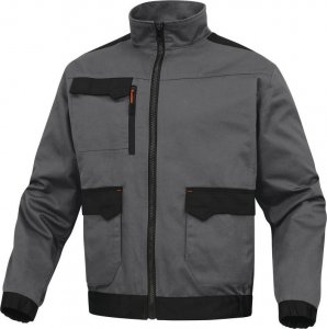 Delta Plus M2VE3 - bluza robocza poliestr/bawełna, gumka w mankietach i talii, 7 kieszeni, 65% poliester, 35% bawełna, 245 g/m - PROMOCJA - ciemnoszary 3XL 1