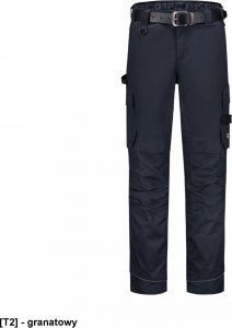 TRICORP Work Pants Twill Cordura Stretch T62 - ADLER - Spodnie robocze unisex, 280 g/m, 35% bawełna, 65% poliester, - granatowy - rozmiar 45 1