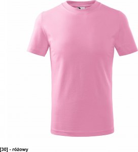 MALFINI Basic 138 - ADLER - Koszulka dziecięca, 160 g/m - różowy 122 cm/6 lat 1