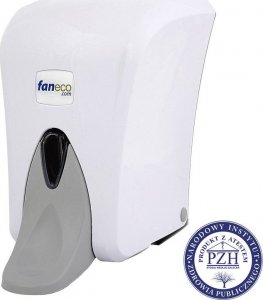 Dozownik do mydła Faneco - Dozownik łokciowy do mydła w płynie, 1l, z wytrzymałego tworzywa AB 3