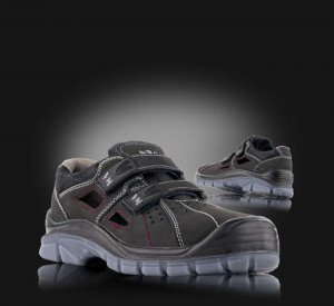 VM Footwear LINCOLN S1P SRC 5115 - lekkie sandały, skóra bydlęca, podnosek kompozyt, wkładka kevlar - METAL FREE 37 2