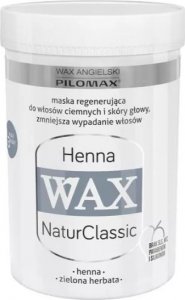 PILOMAX Wax Angielski Pilomax, Maska do włosów ciemnych, 480 ml - Długi termin ważności! 1
