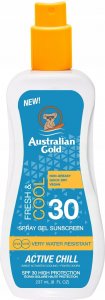 Australian Gold	 Australian Gold SPF30 Spray Gel Active Chill 1