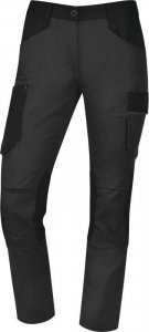 Delta Plus M2PA3F - spodnie damskie robocze z poliestru i bawełny, gumka w talii po bokach, 7 kieszeni, 65% poliester, 35% bawełna, 245 g/m L 1